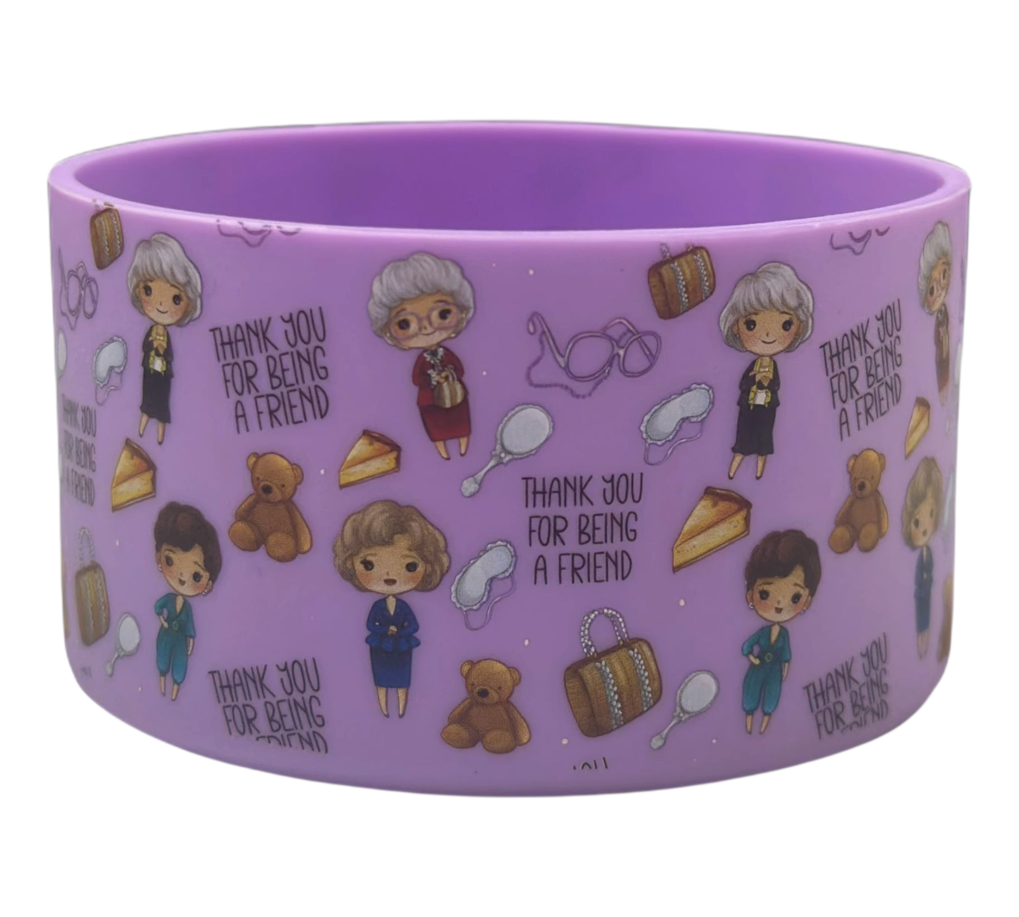 PurpleGoldenGirls Silicone Boot Bumper Sleeve