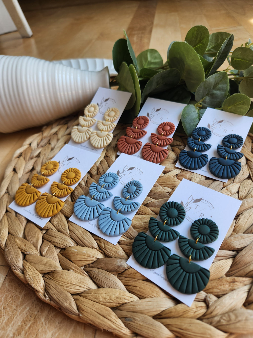 Sylvie| Clay statement earring