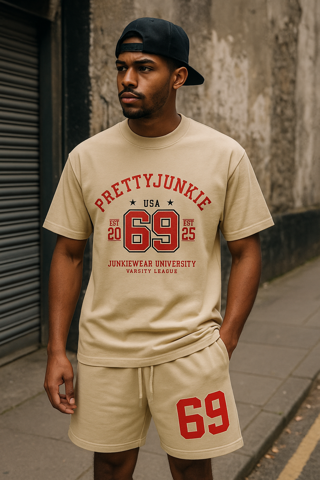 Vintage Wash Drop Shoulder T-shirt