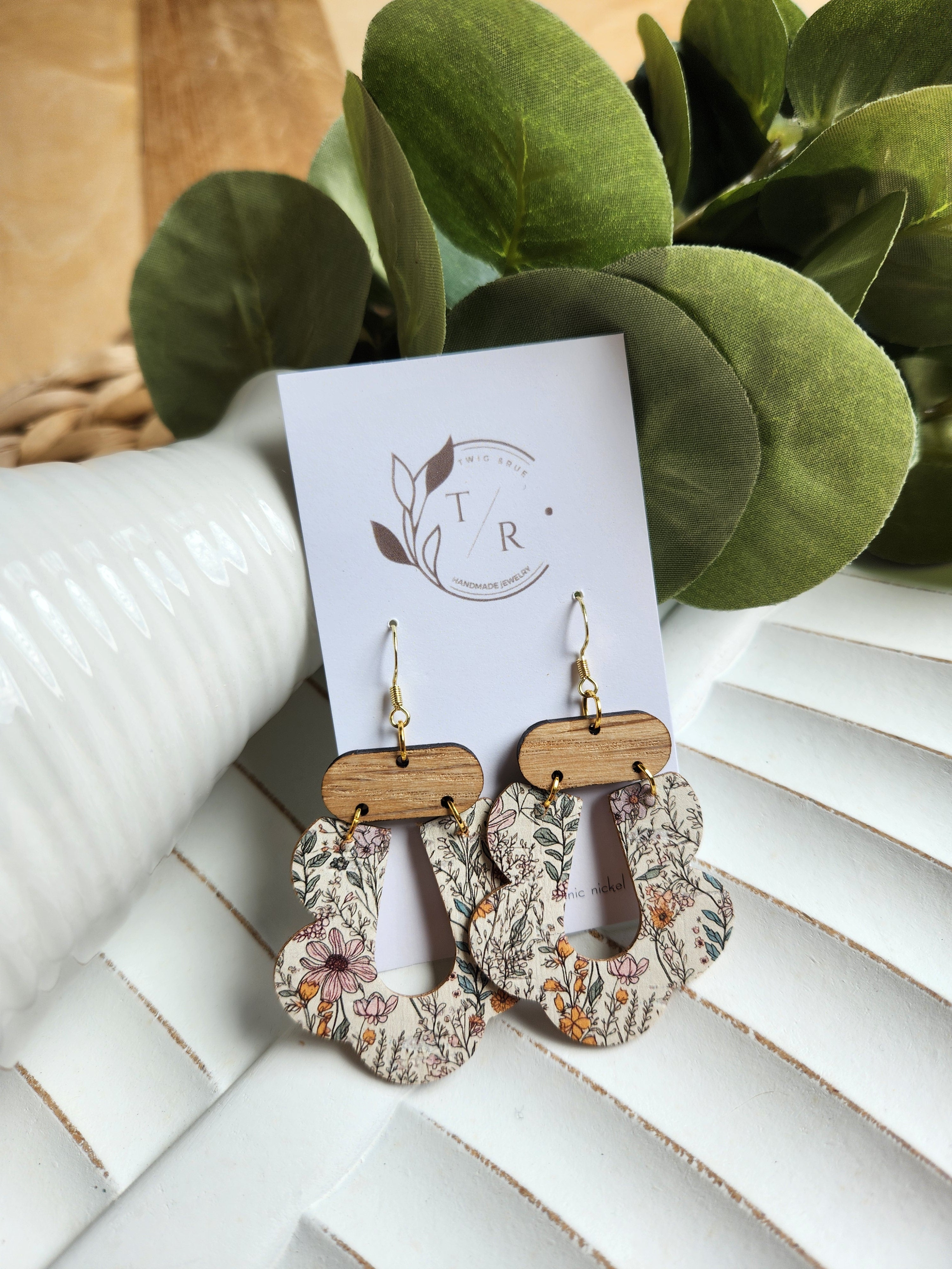 James|  Statement Leather Dangles