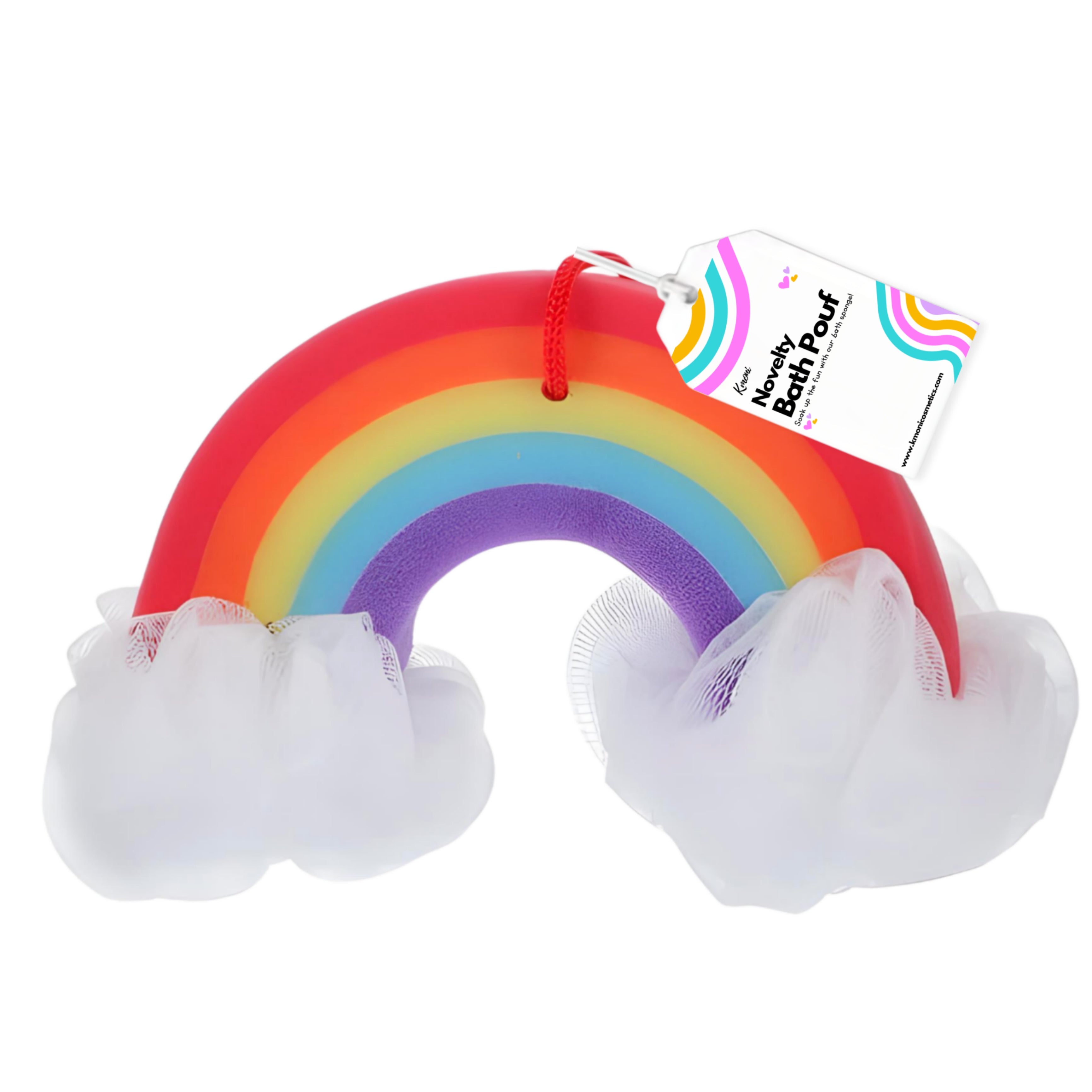 Rainbow Bath Pouf