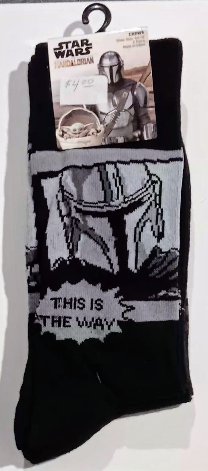 Star Wars Socks - Mandalorian Crew Socks