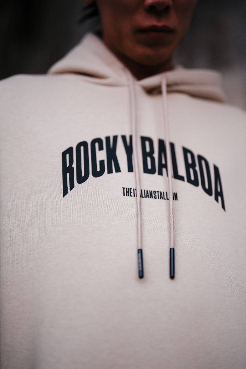 Oversize &#39;Rocky Balboa vs. Apollo Creed&#39; Graphic Hoodie - Boxing Match Sweatshirt