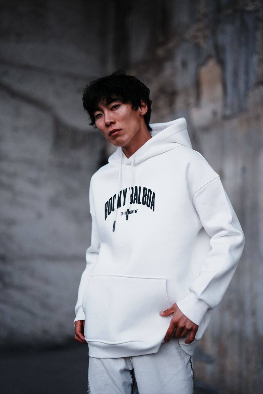 Oversize &#39;Rocky Balboa vs. Apollo Creed&#39; Graphic Hoodie - Boxing Match Sweatshirt