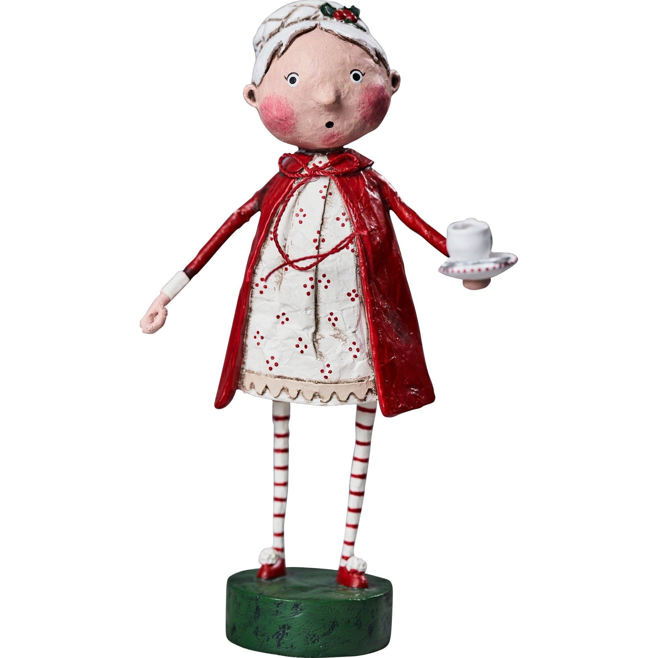 Rosy Cozy Mrs. Claus Lori Mitchell Christmas Figurine