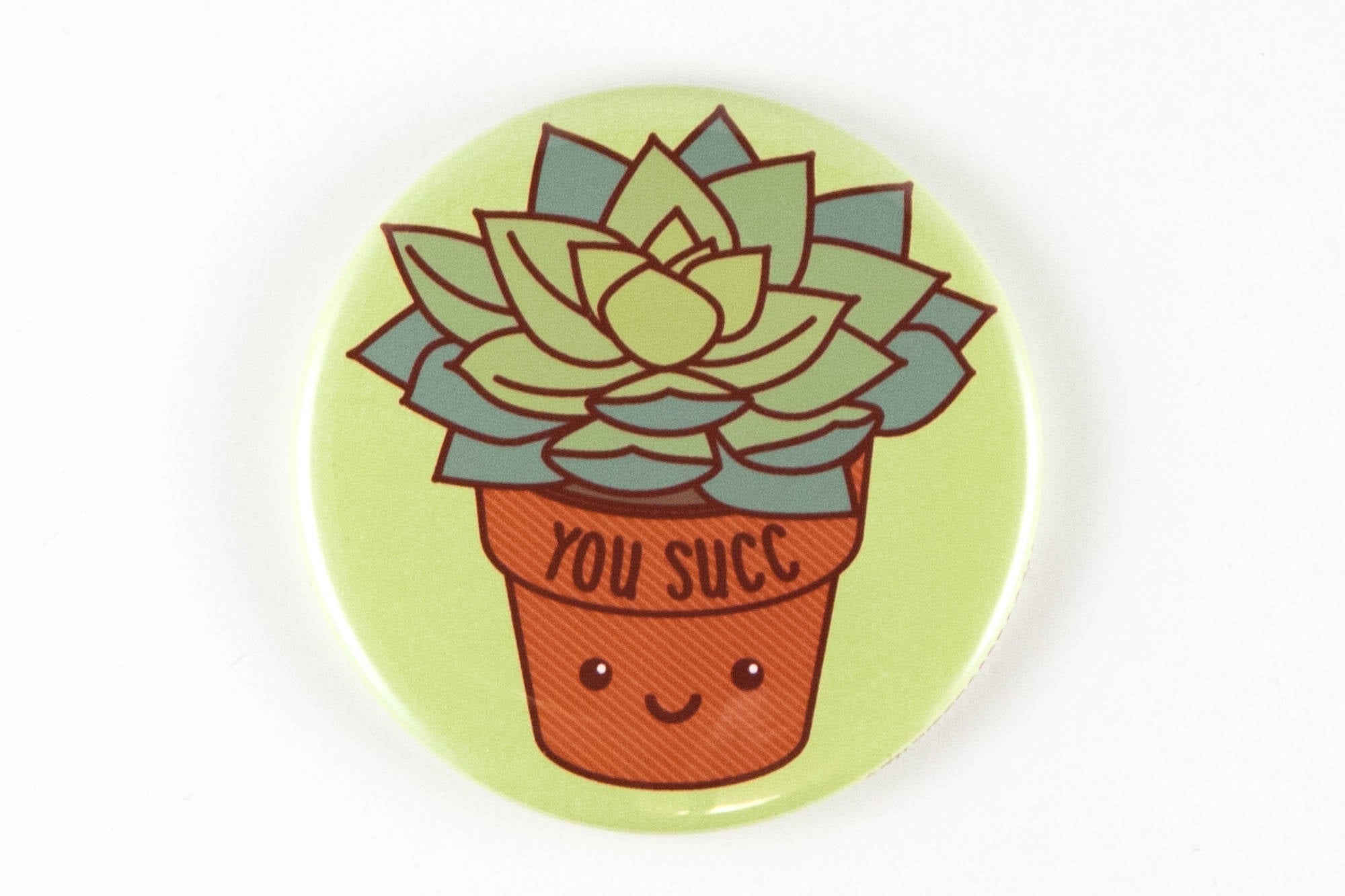 Rude Succulent Magnet or Pin &amp;quot;You Succ&amp;quot;