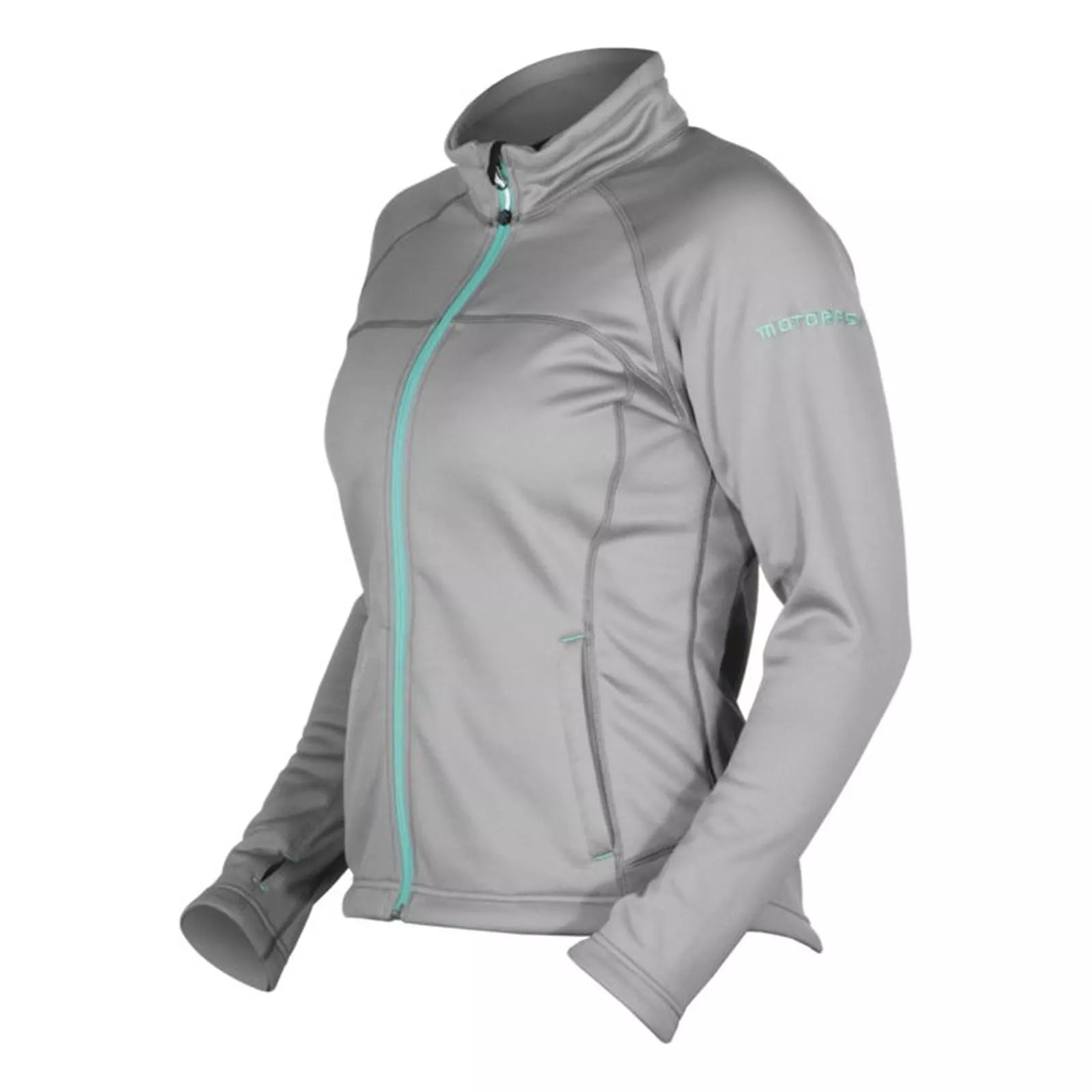 Motorfist Women&amp;#39;s Powder Jacket - Grey/Cockatoo - MF19A-J61-GYC-S