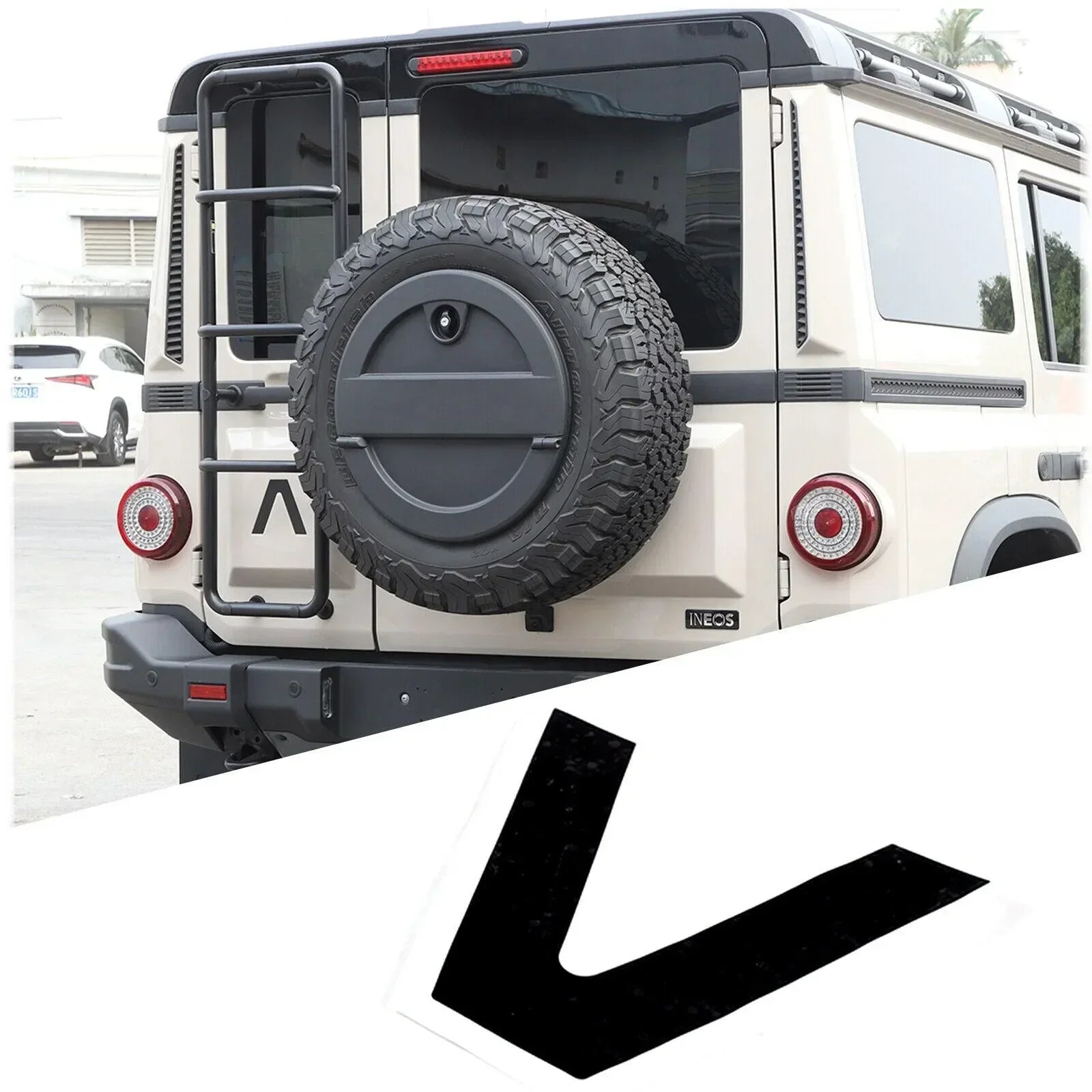Lambda Rear Tailgate Overlay - 2024+ Grenadier