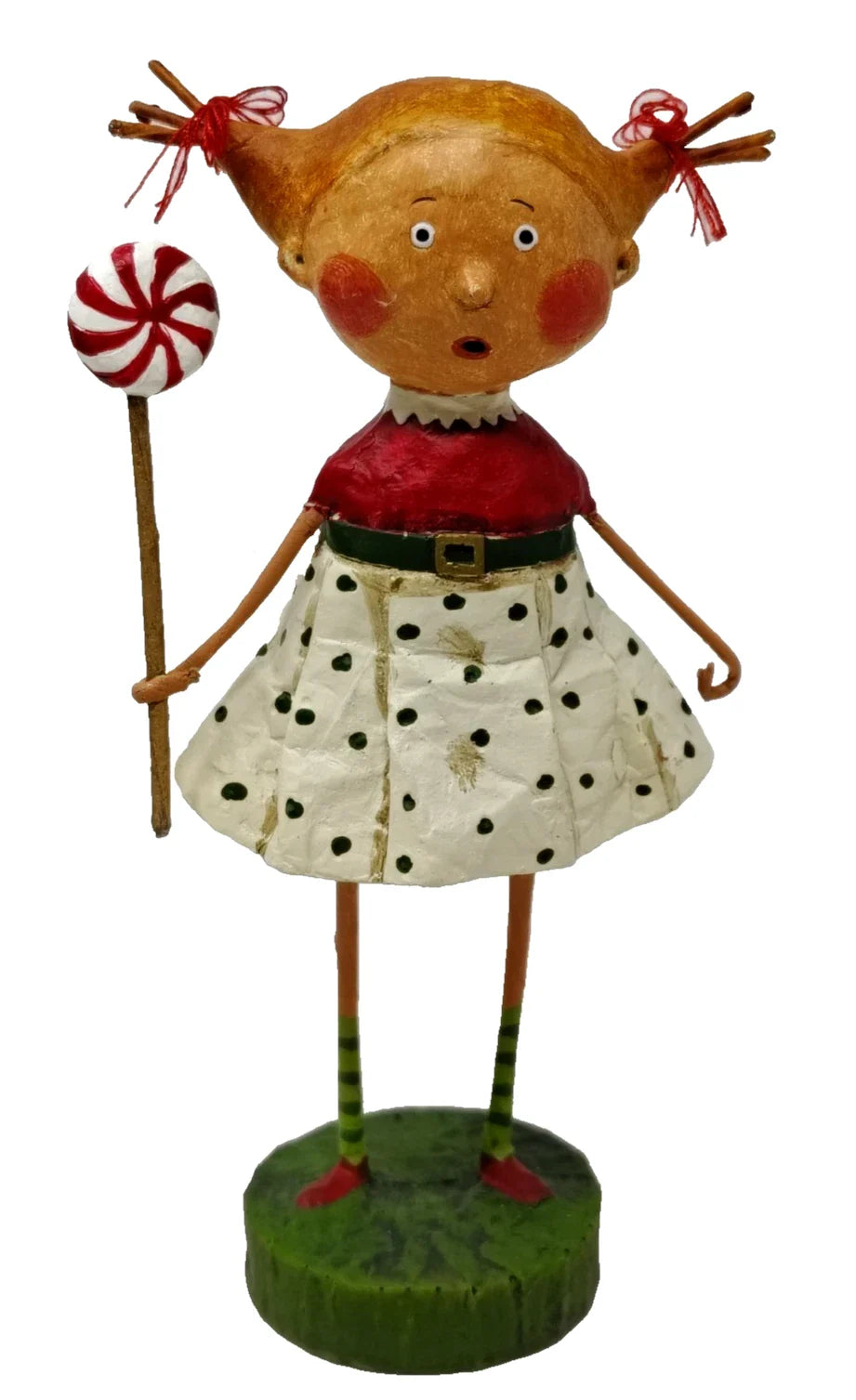 Peppermint Patti Figurine by Lori Mitchell RETIRED