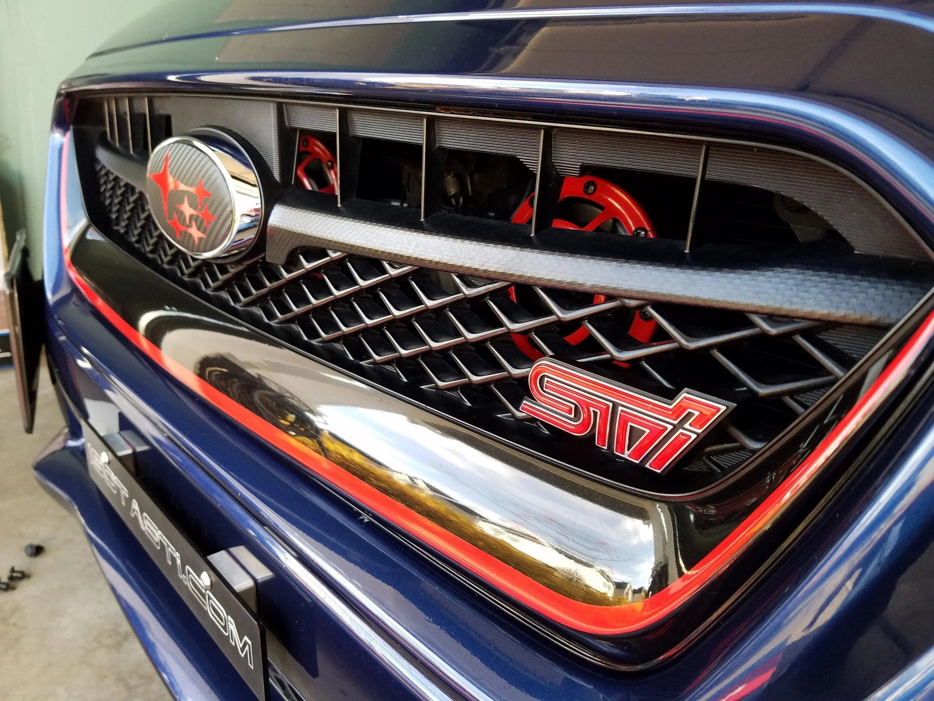 S207 JDM Style Grille Pinstripe fits 2015-2017 WRX / STI