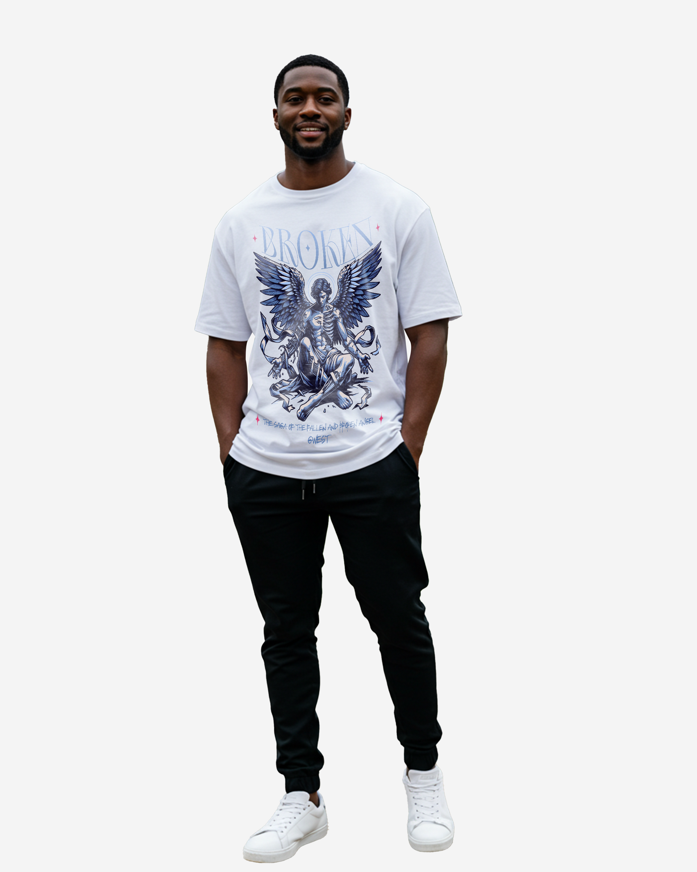 G West Broken Oversized Men&amp;#39;s T-Shirt