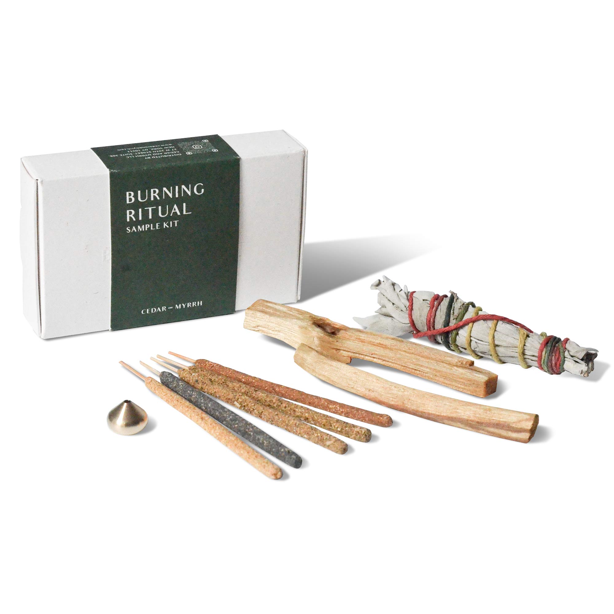 Sacred Burning Ritual Kit - Incense, Palo Santo &amp;amp; Sage