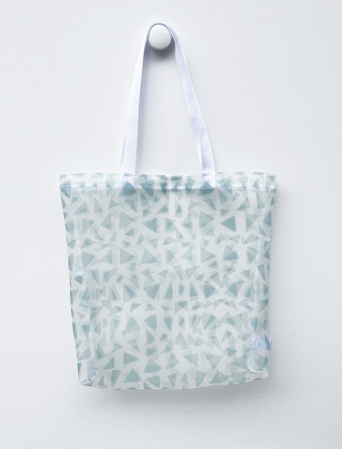 Sage Mesh Beach Bag