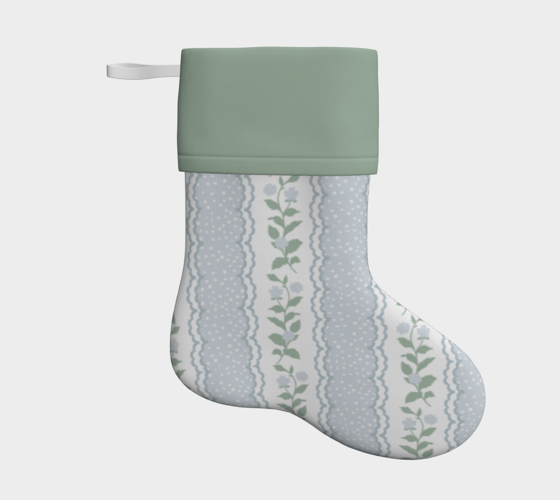 Scallop Stripe Christmas Stocking | Chapple Chandler X Nicole Speake