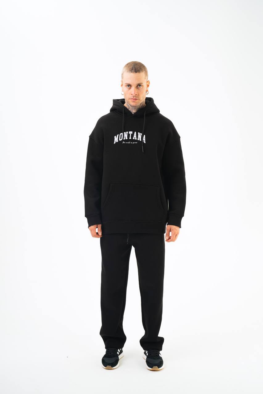 Oversize &amp;#39;Scarface&amp;#39; Hoodie - Tony Montana Graphic Sweatshirt &amp;#39;The World is Yours&amp;#39;