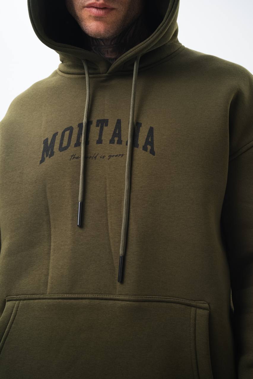 Oversize &#39;Scarface&#39; Hoodie - Tony Montana Graphic Sweatshirt &#39;The World is Yours&#39;