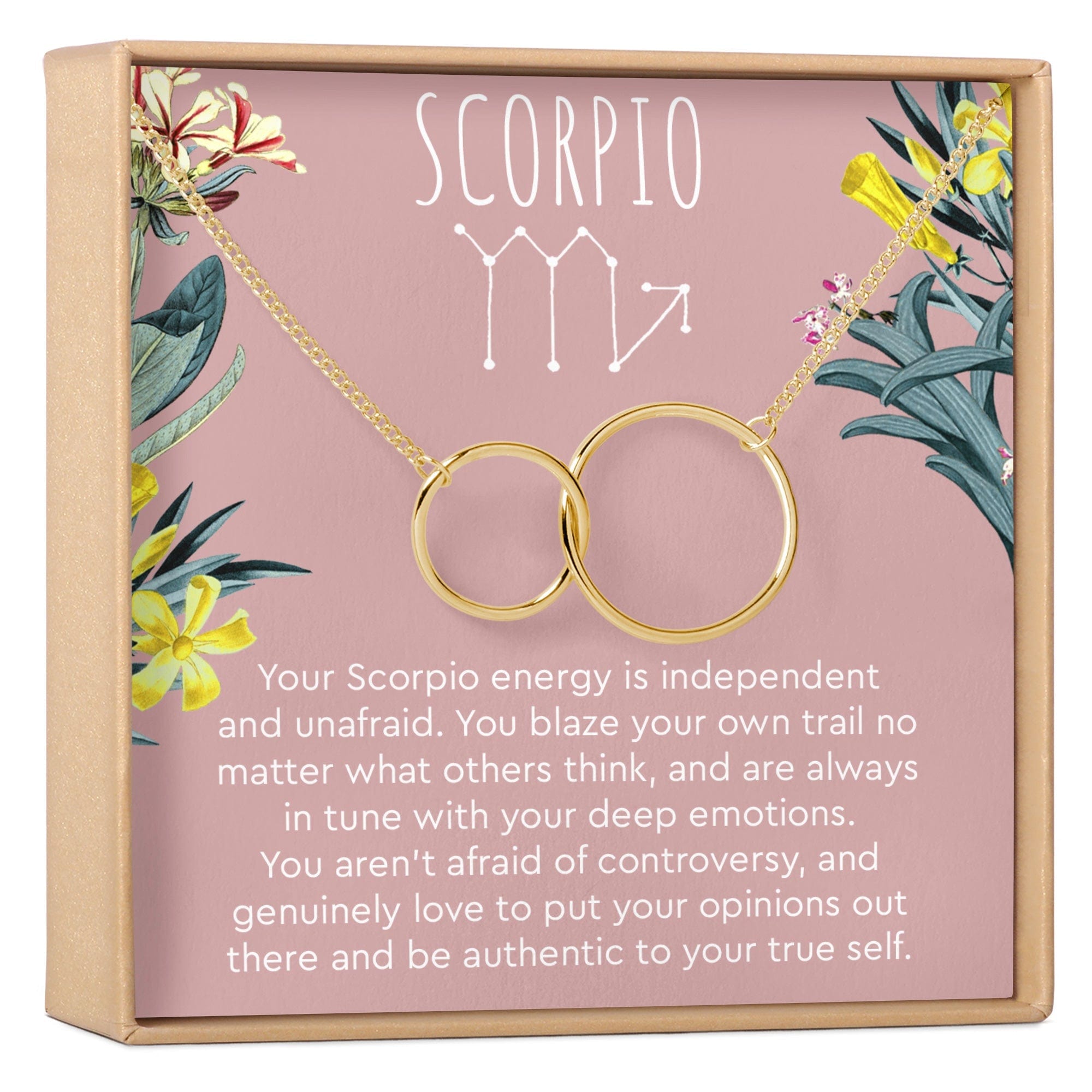 SCORPIO ZODIAC GIFT NECKLACE