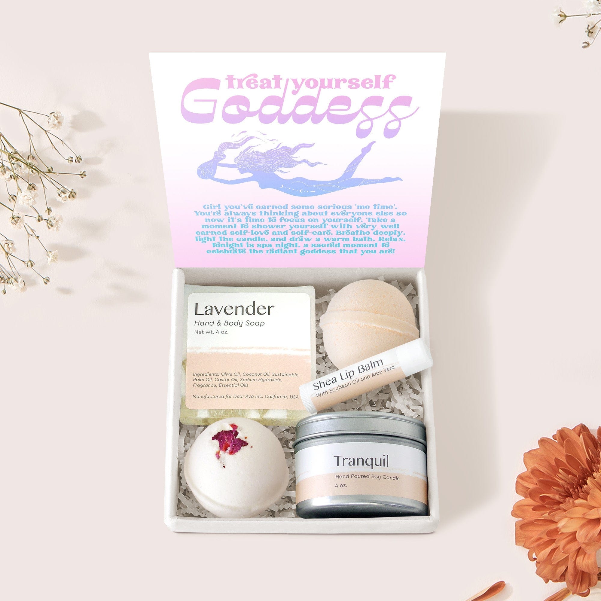 SELF CARE COMPASS NECKLACE GIFT BOX SET