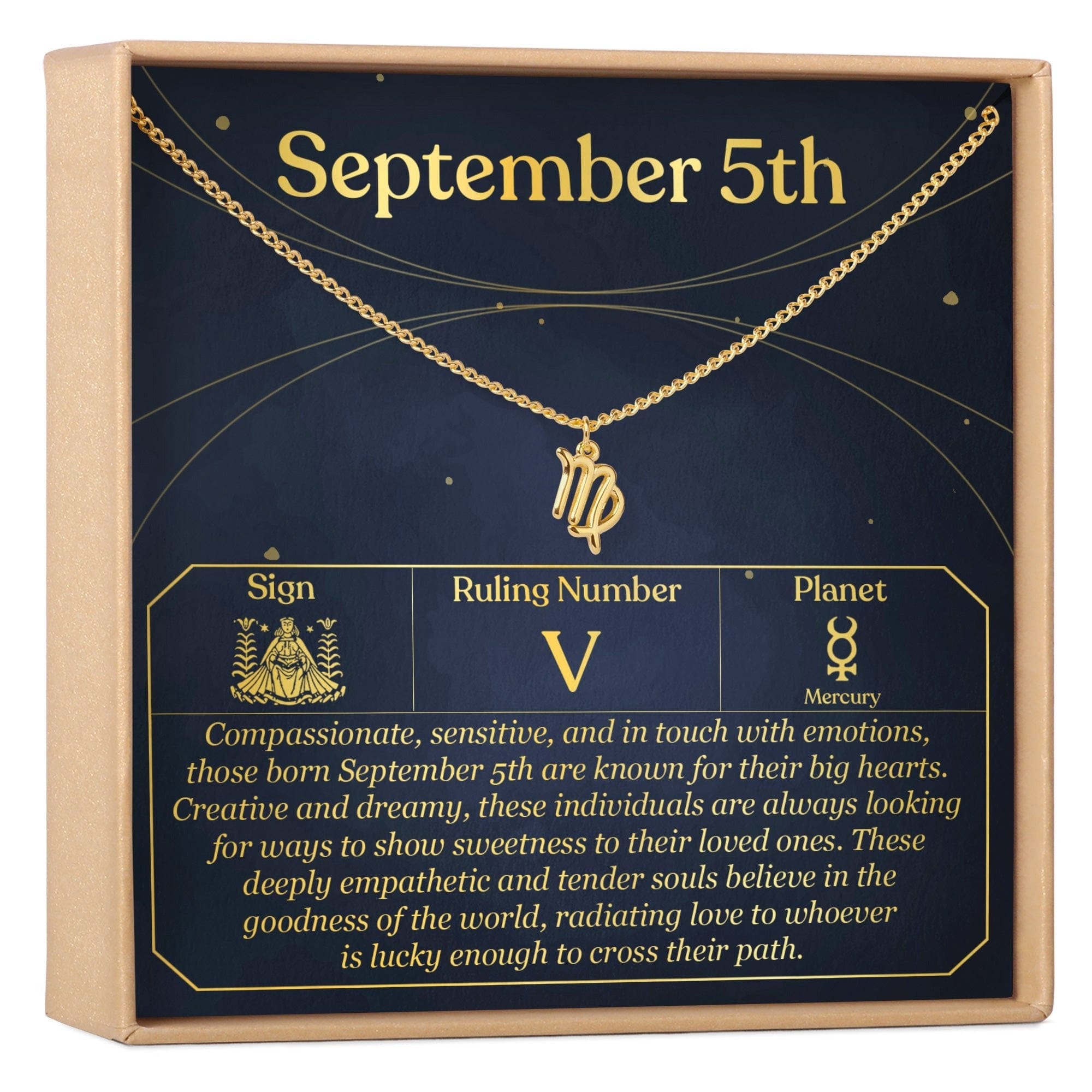 SEPTEMBER 5TH VIRGO NECKLACE