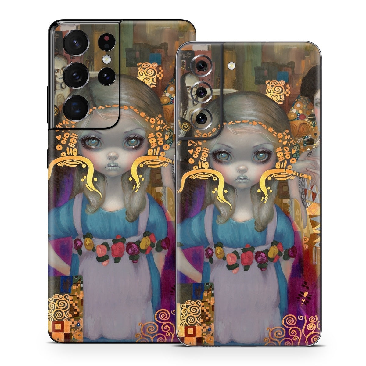 Alice in a Klimt Dream - Samsung Galaxy S21 Skin