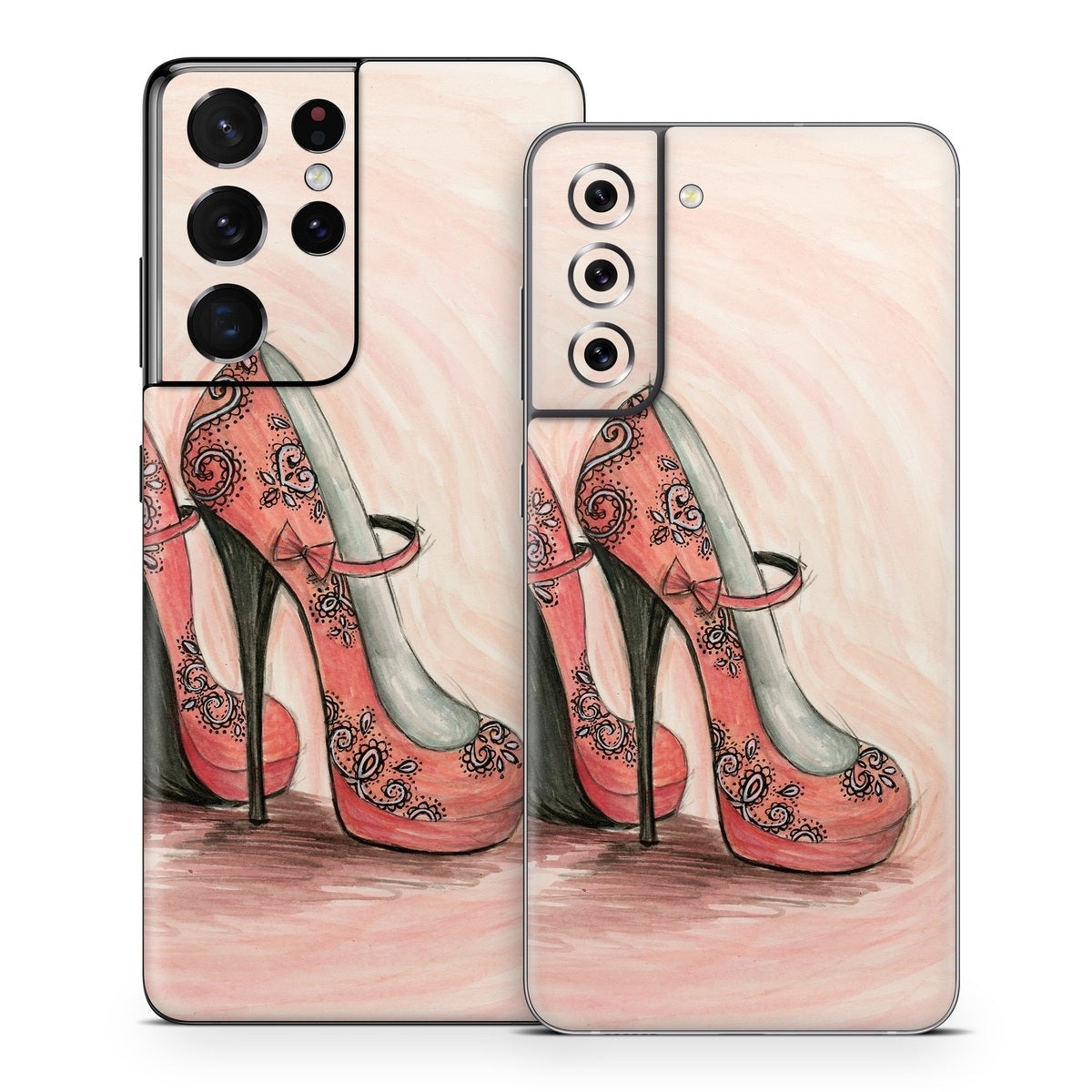 Coral Shoes - Samsung Galaxy S21 Skin