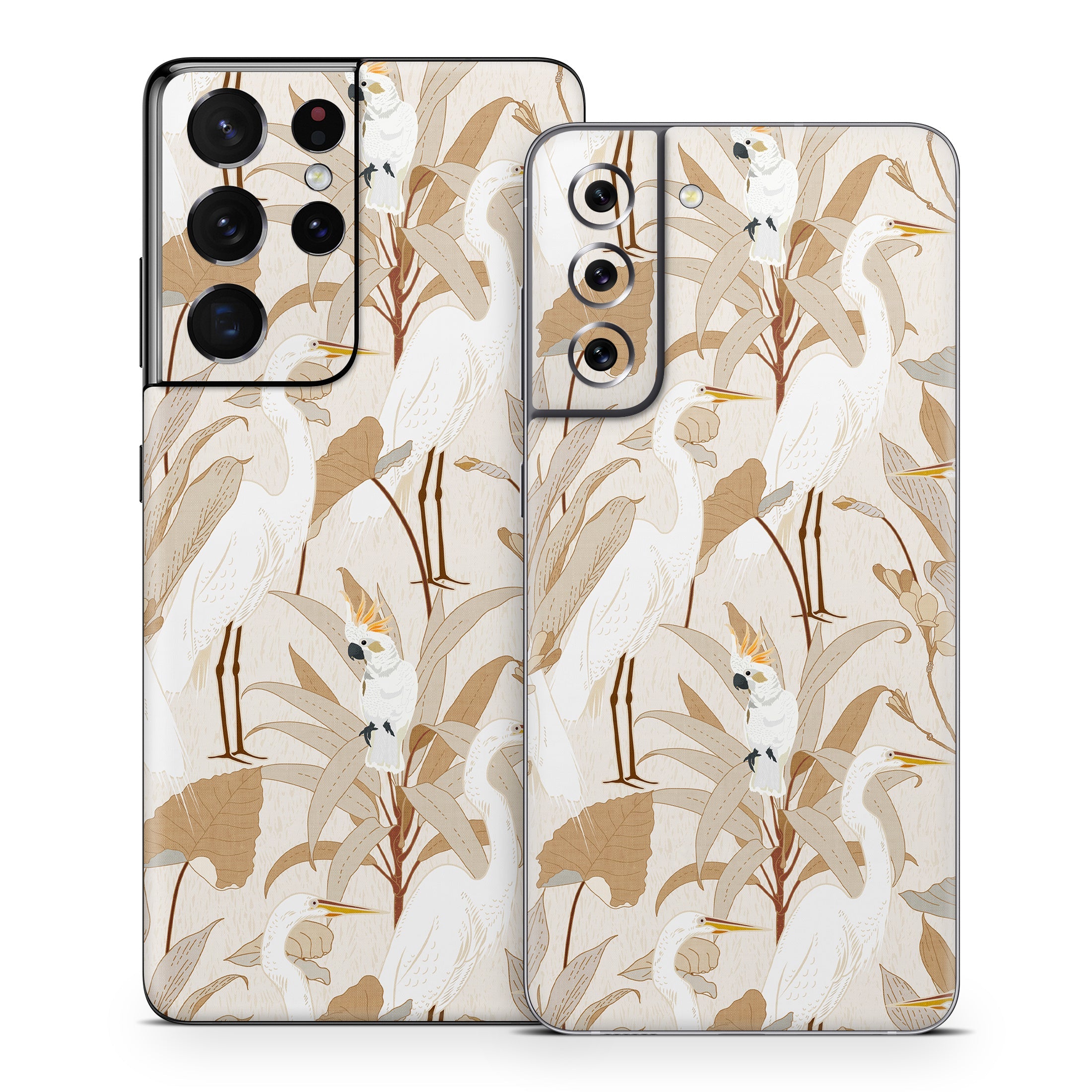 White Cranes Cockatoo - Samsung Galaxy S21 Skin