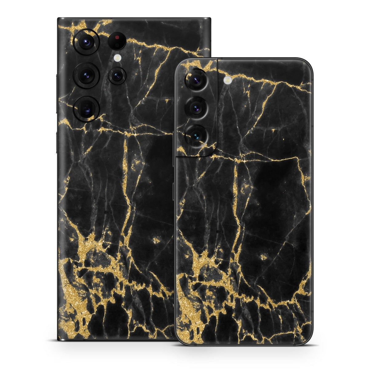 Black Gold Marble - Samsung Galaxy S22 Skin