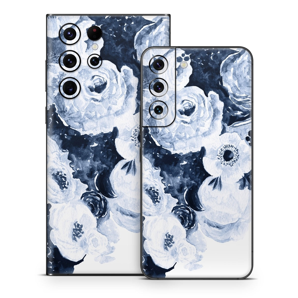 Blue Blooms - Samsung Galaxy S22 Skin