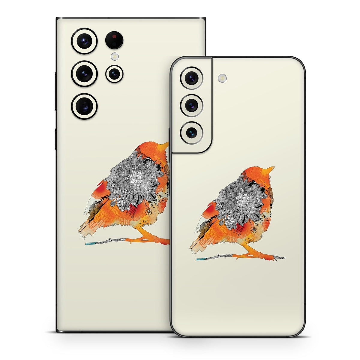 Orange Bird - Samsung Galaxy S22 Skin