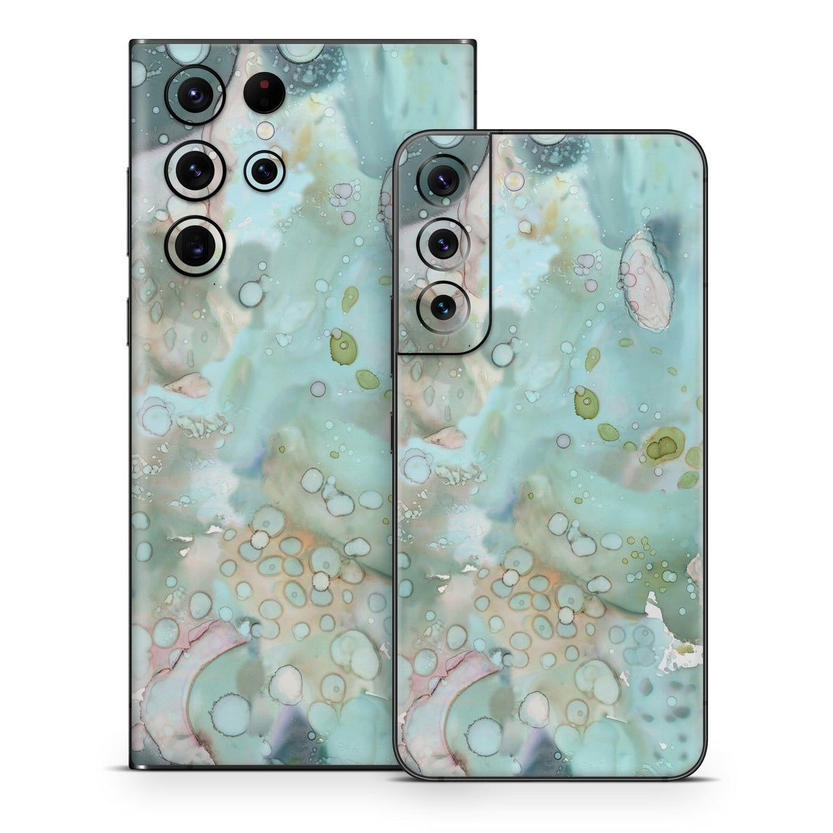 Organic In Blue - Samsung Galaxy S22 Skin