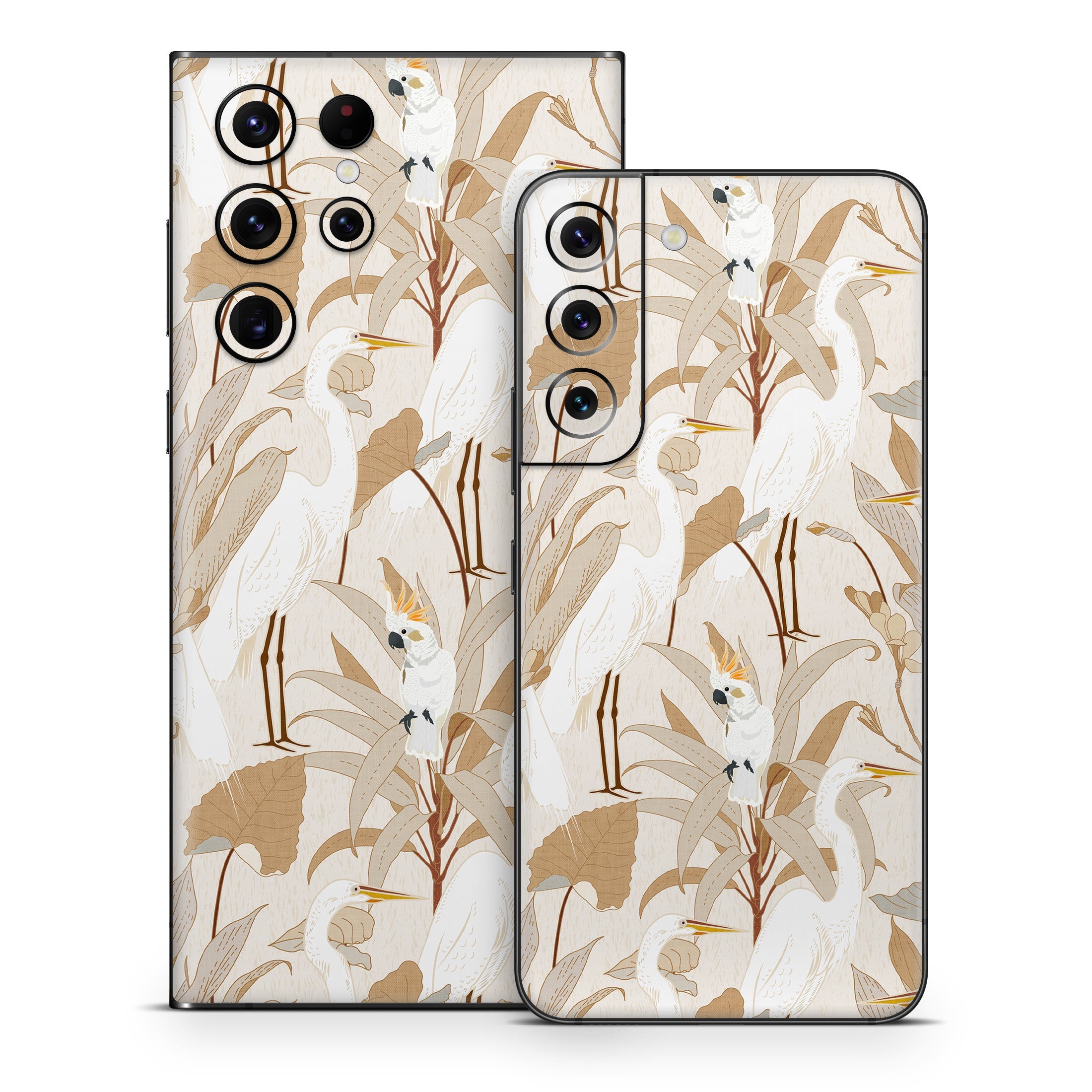 White Cranes Cockatoo - Samsung Galaxy S22 Skin