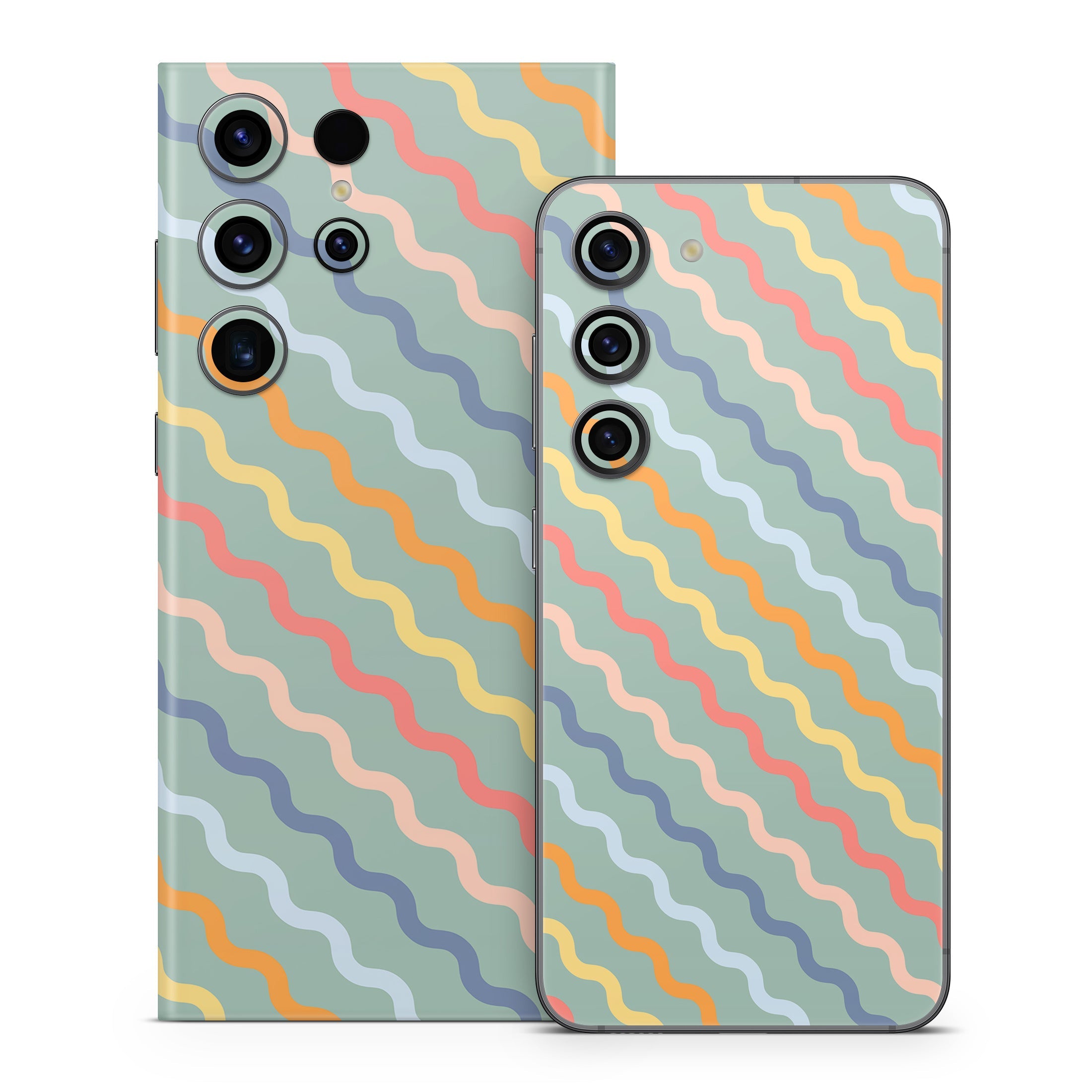 Wavy Diagonal Lines - Samsung Galaxy S23 Skin