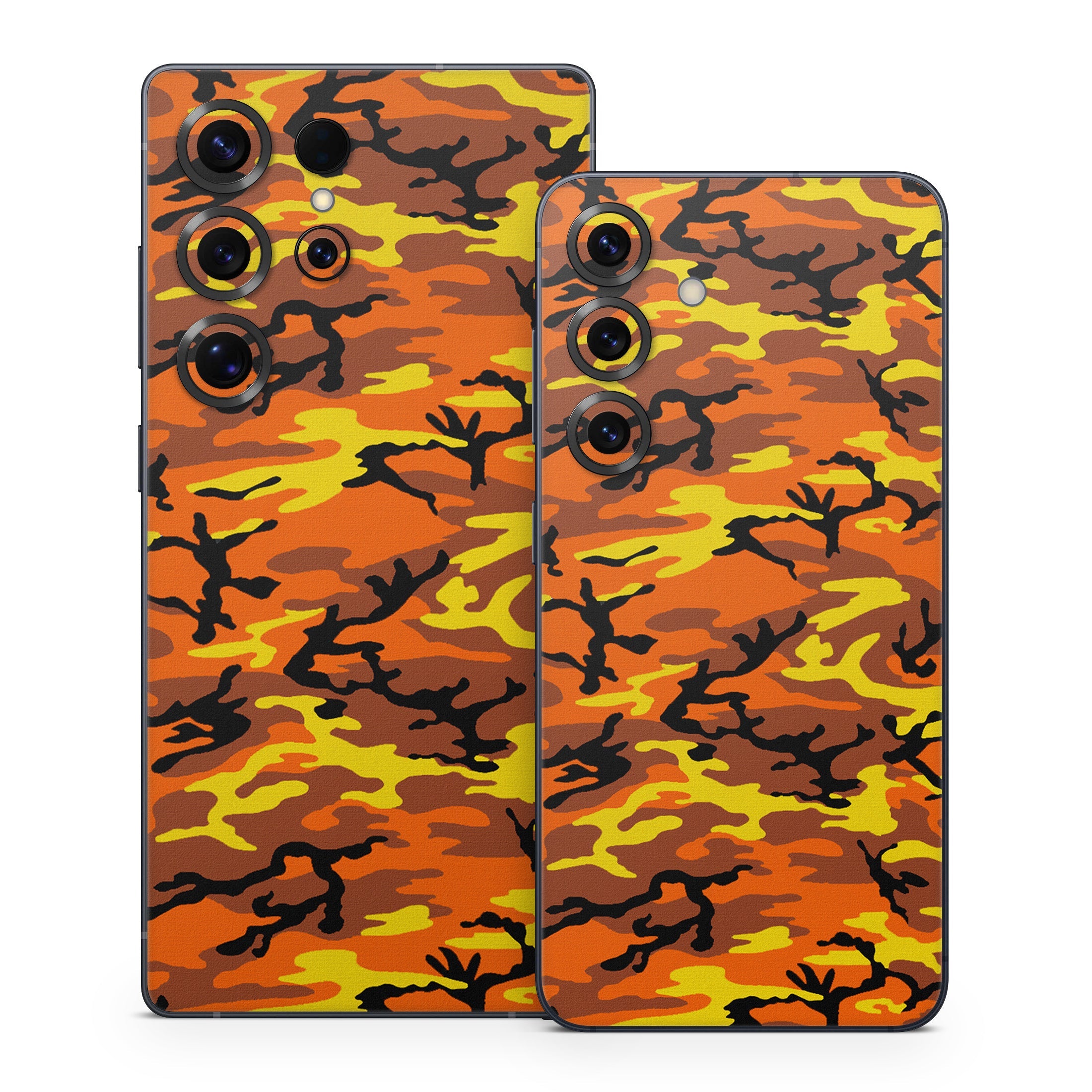Orange Camo - Samsung Galaxy S25 Skin