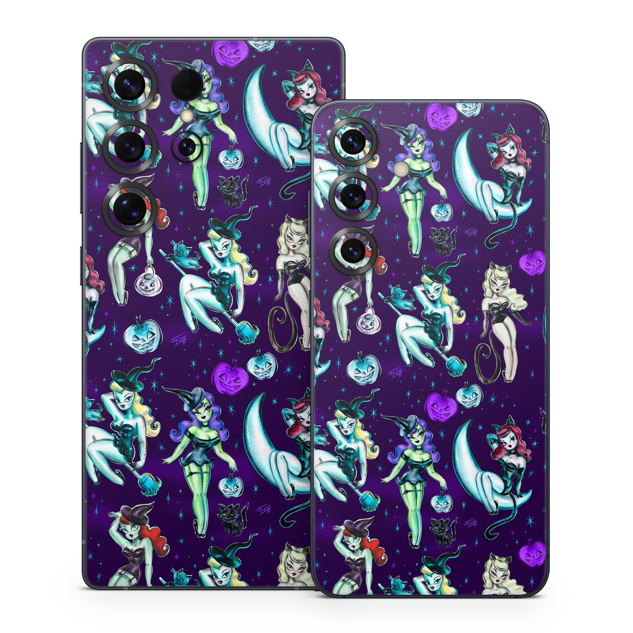 Witches and Black Cats - Samsung Galaxy S25 Skin
