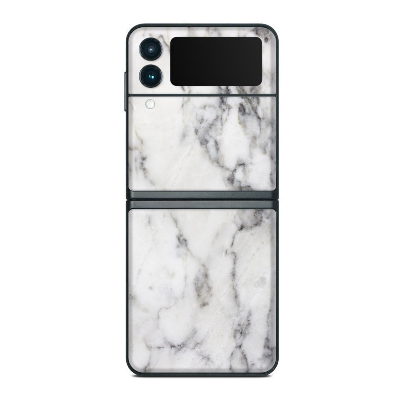 White Marble - Samsung Galaxy Z Flip 3 Skin