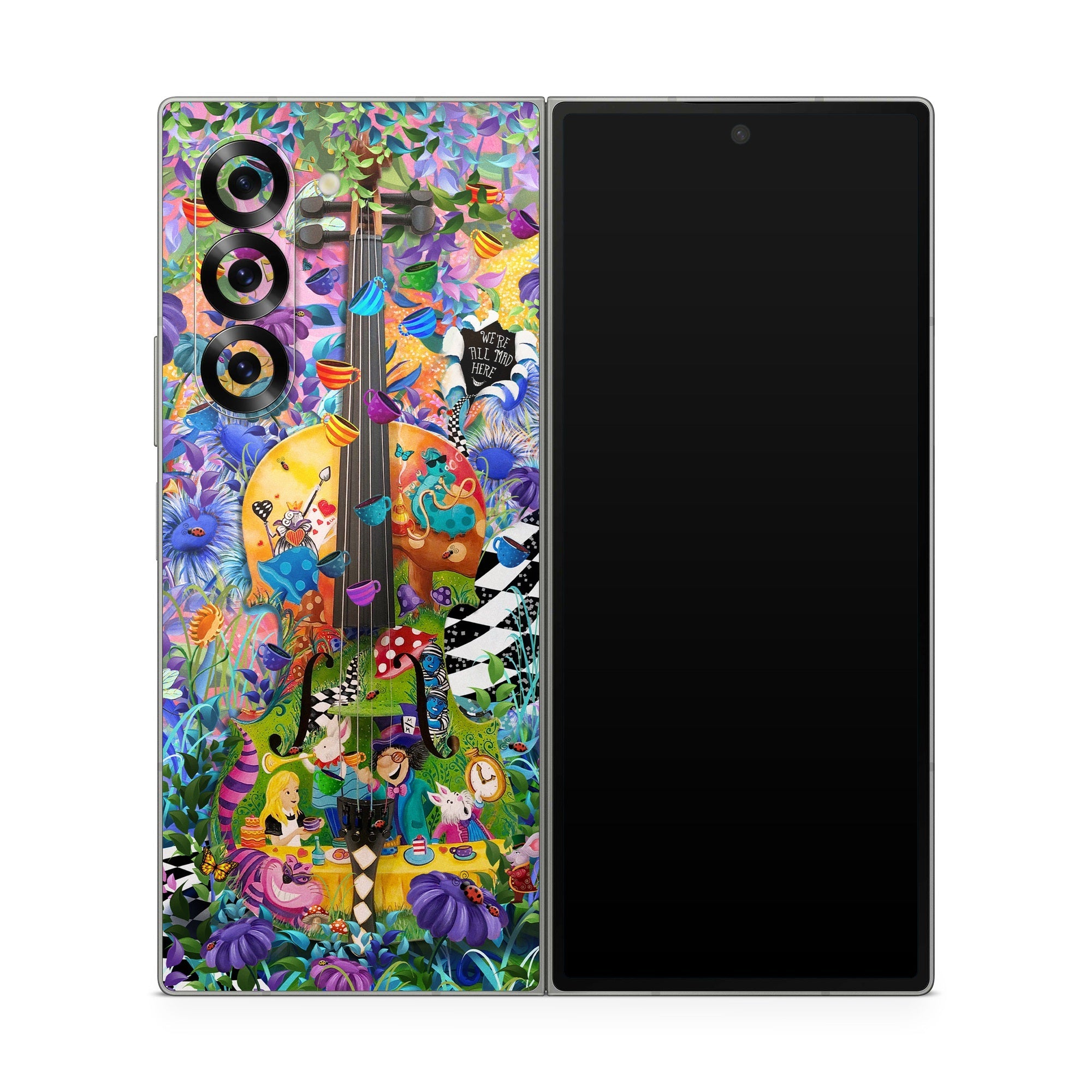 Alice&amp;#39;s Wonderland Tea Party - Samsung Galaxy Z Fold6 Skin