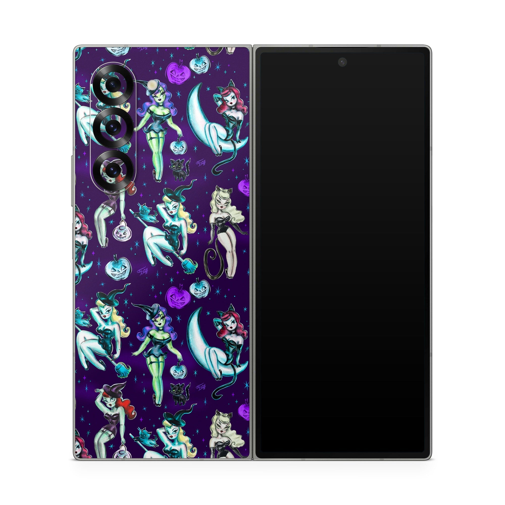 Witches and Black Cats - Samsung Galaxy Z Fold6 Skin