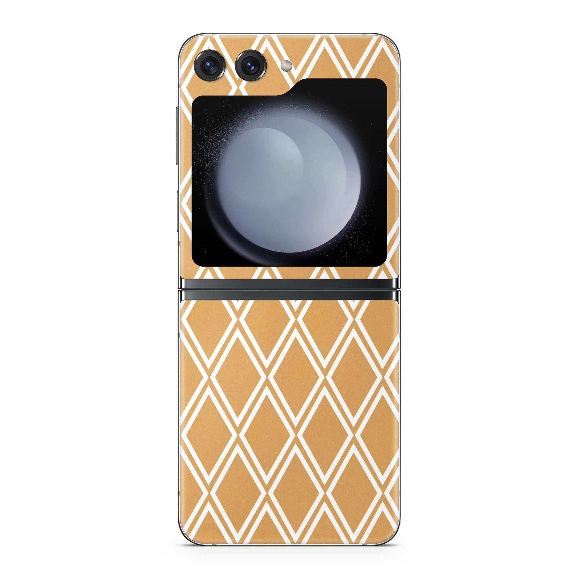 Orange Checks - Samsung Galaxy Z Flip5 Skin