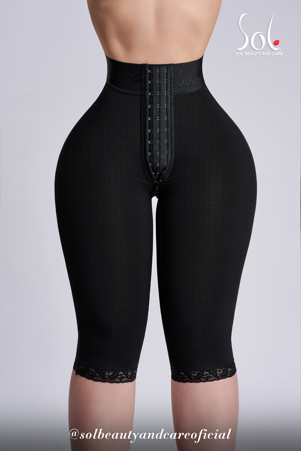 Hourglass Short High Rise Knee length