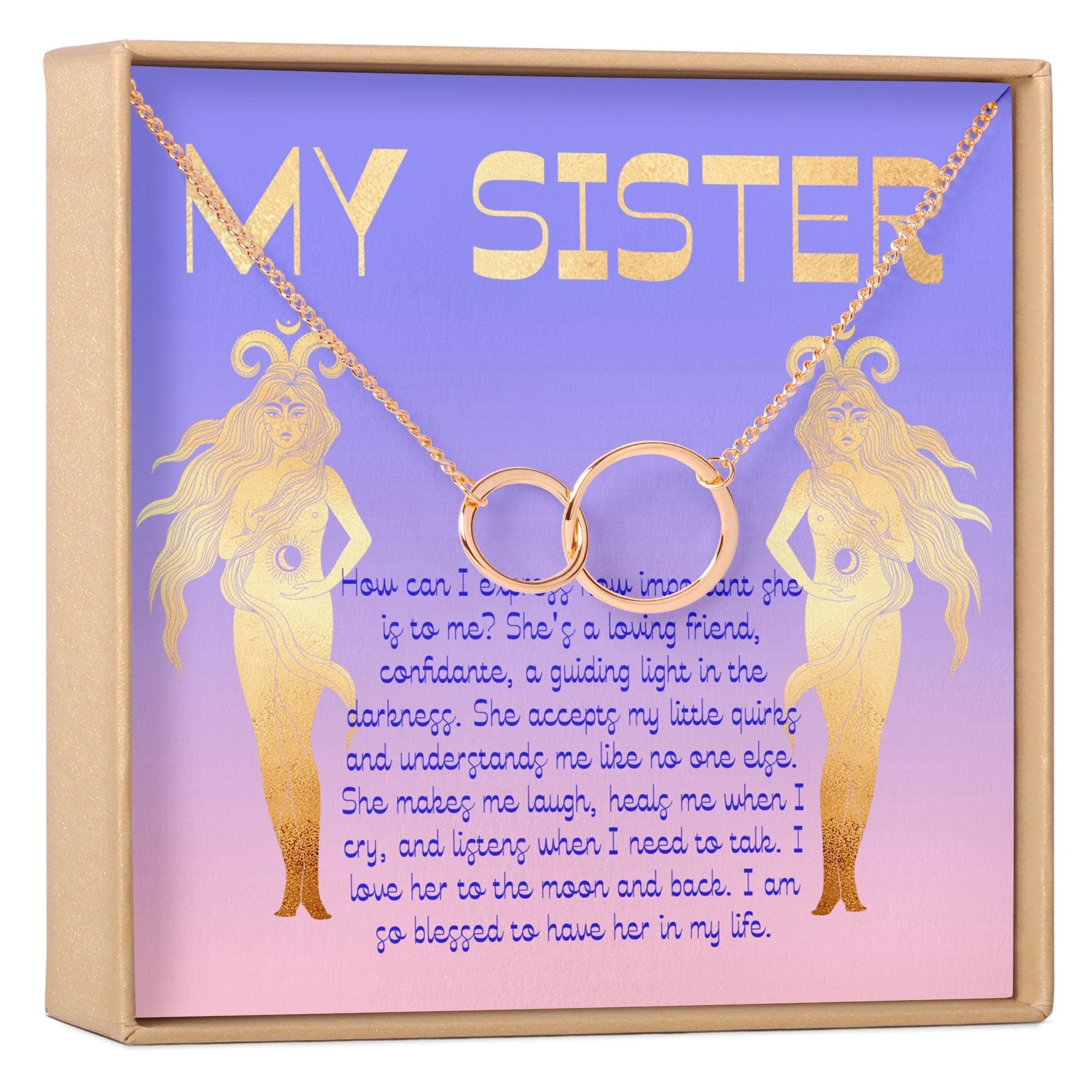 Sister Christmas - Heartfelt Card & Jewelry Gift Set