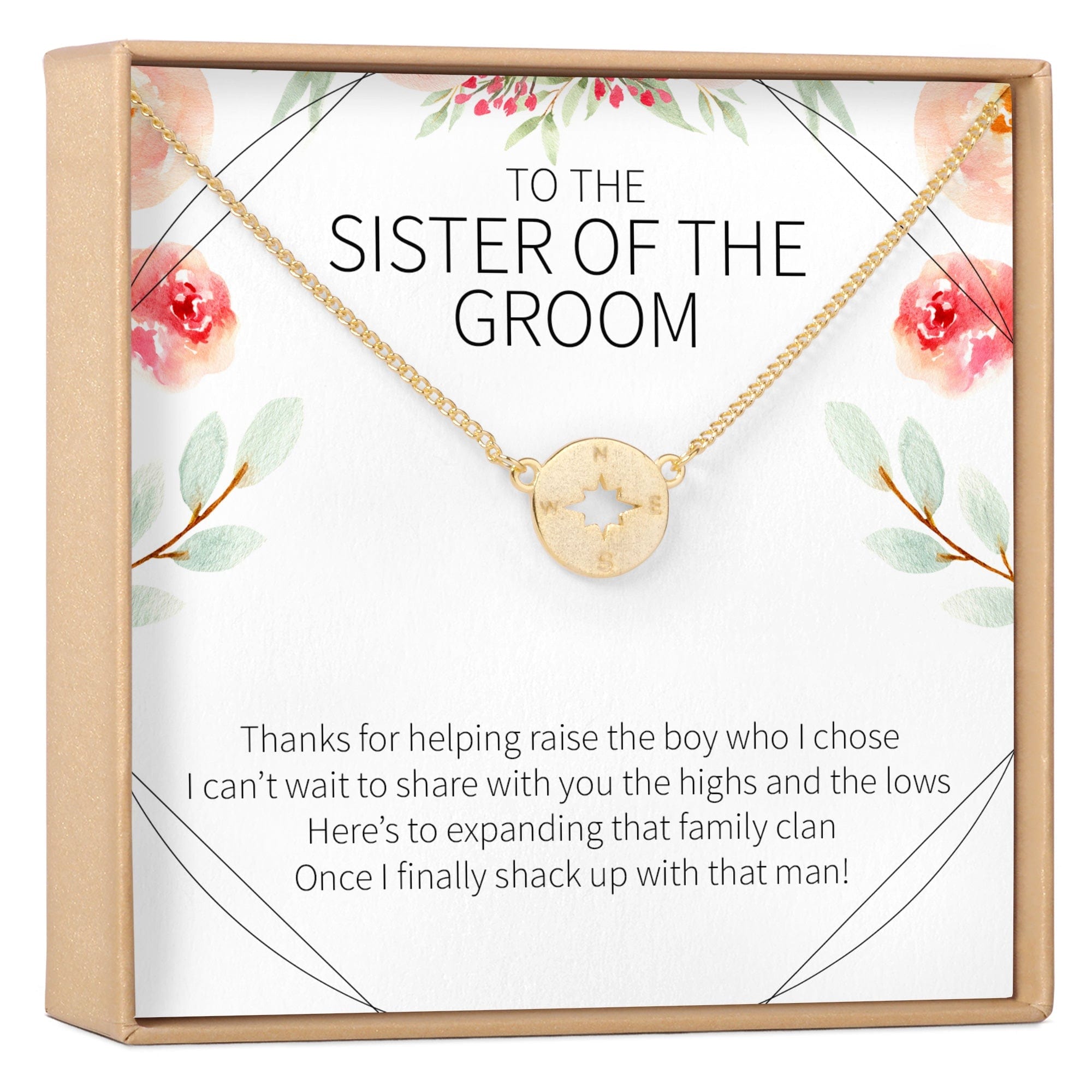 Sister of the Groom Necklace