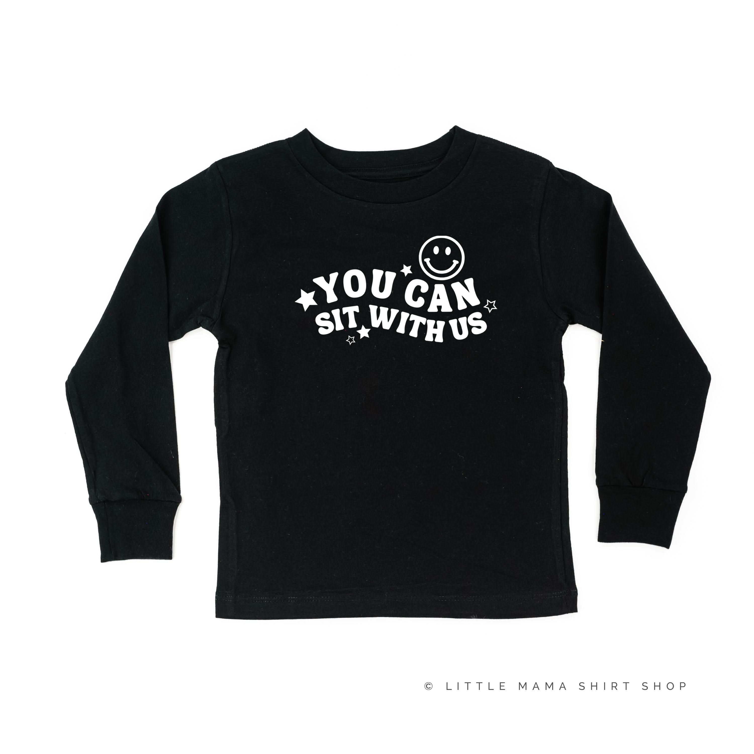 You Can Sit With Us (Smiley Face) - Child Long Sleeve Tee