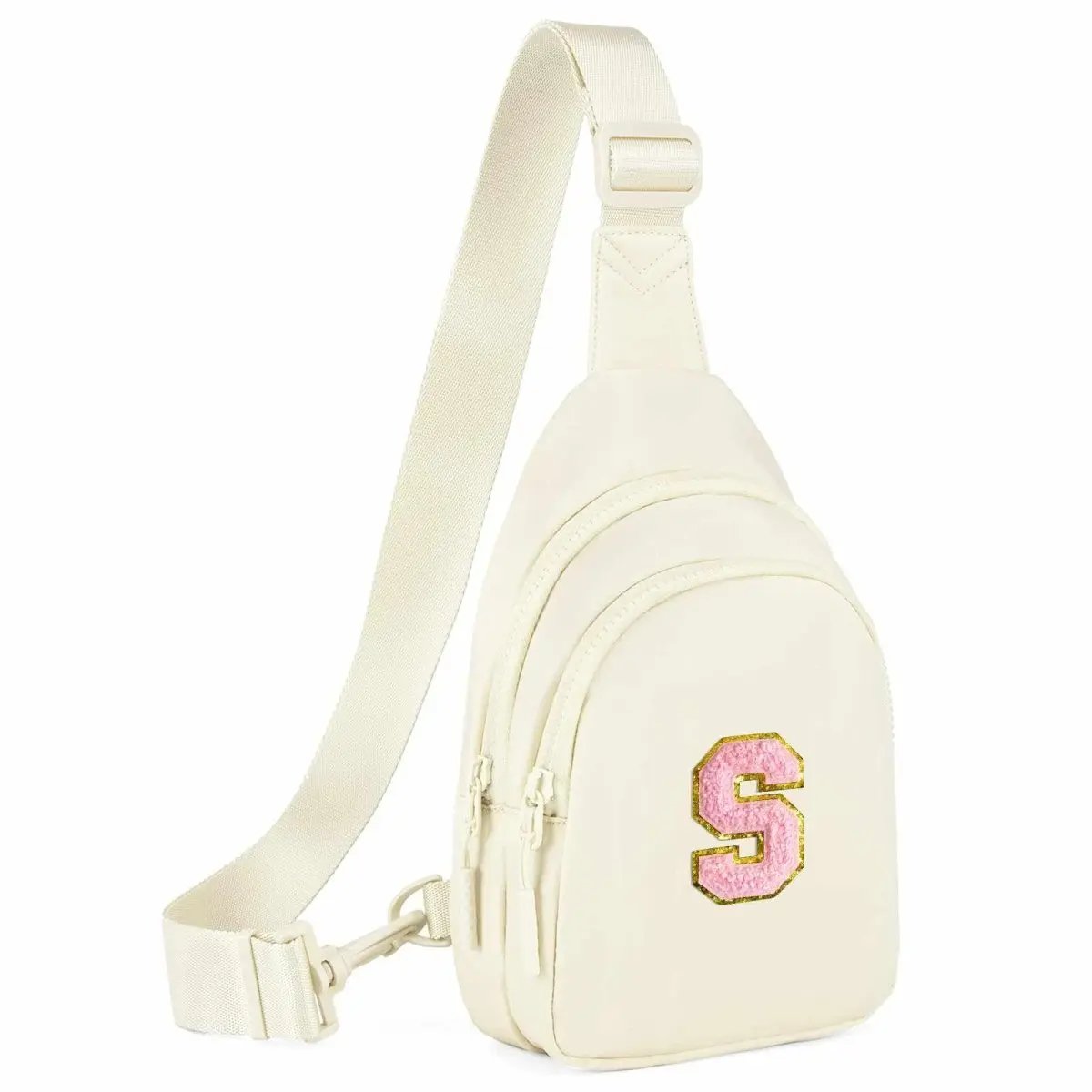 Love Salve Initial Sling Bag Girls/Women&amp;#39;s Cute Chest Bag Crossbody Personalized Gift