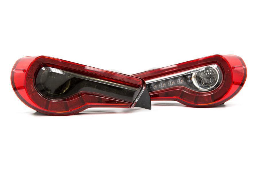 Smoked Tail Light Overlays (Dark, Light, Red, or Yellow) - 2017-2021 Toyota 86 / Subaru BRZ