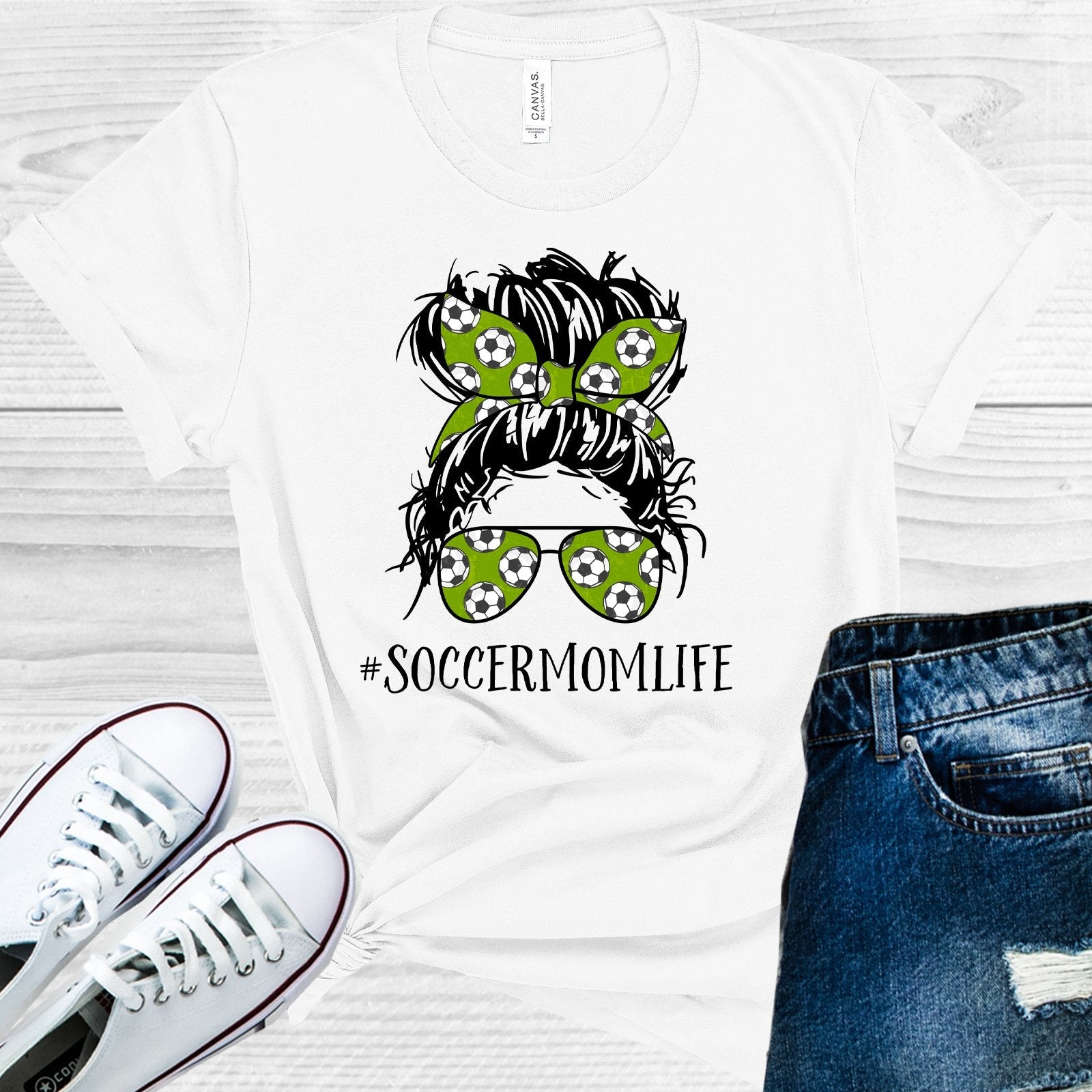 Soccer Mom Life #soccermomlife Graphic Tee