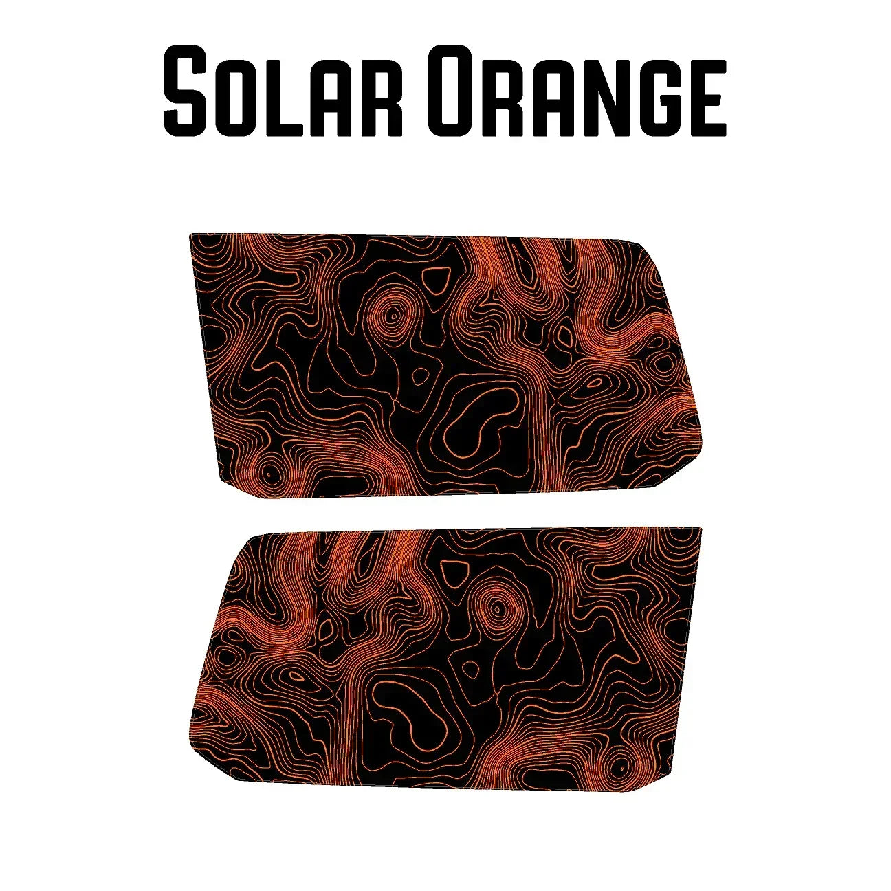 Topographic Rear Window Map Overlays V3 (Perforated) - 2024+ Land Cruiser