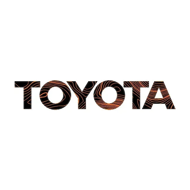 "TOYOTA" Topo Front Grille Emblem Kit - 2024+ Land Cruiser / 07-14 FJ Cruiser
