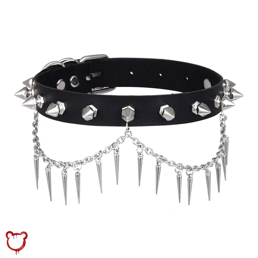 “Spikes &amp;amp; Thorns” Chain Choker