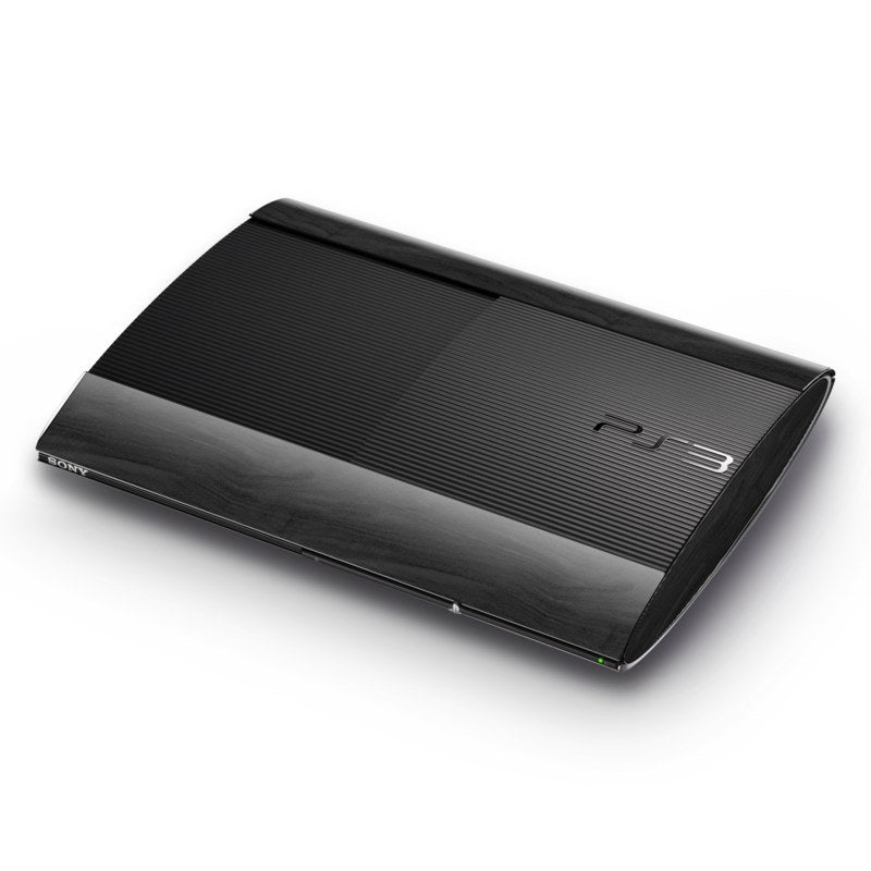 Black Woodgrain - Sony PS3 Super Slim Skin