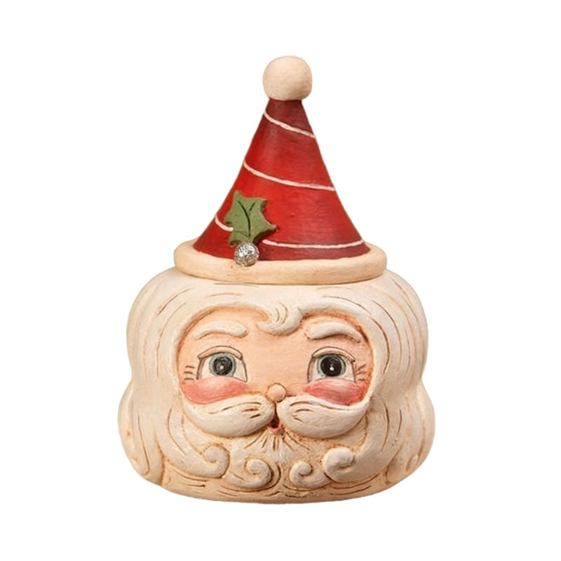 St. Nick Hollow Head Container by Johanna Parker